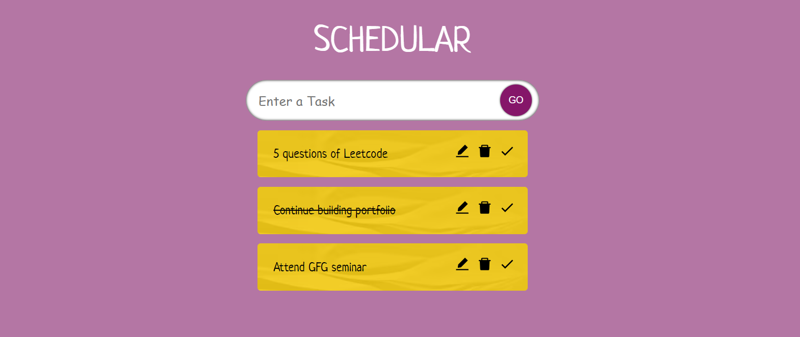 Scheduly